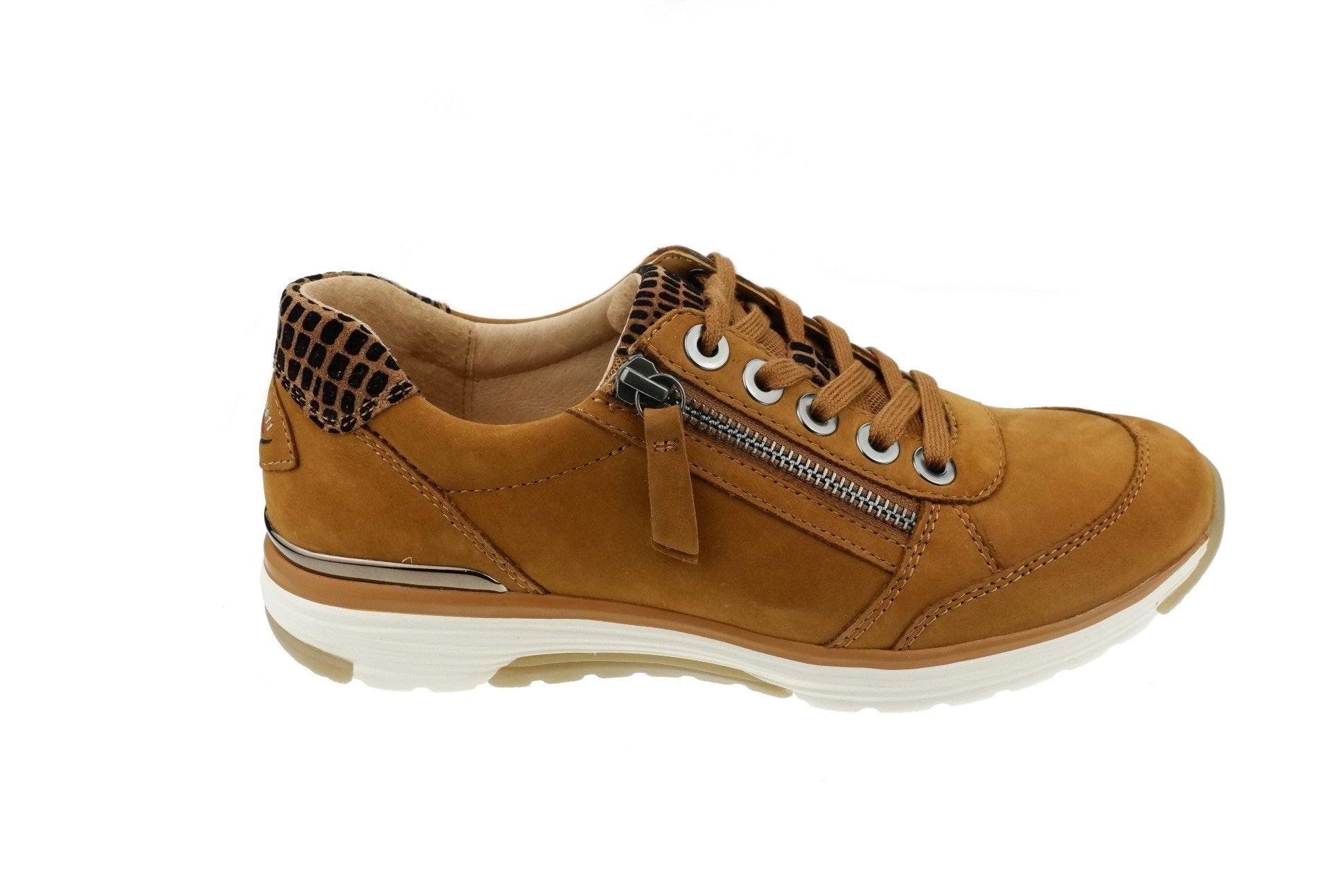 Image of Nubuk Wandersneaker Damen Braun 38.5