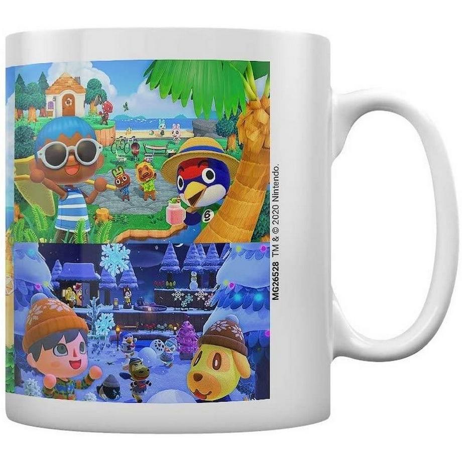 Animal Crossing Kaffeebecher Seasons  