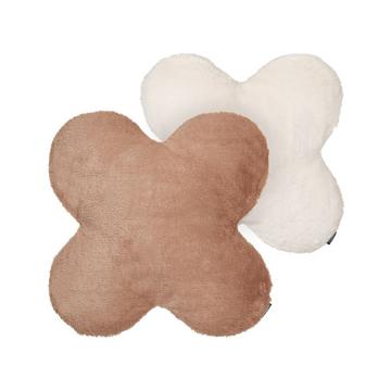 Dekokissen 2er Set aus Webpelz Modern ACHILLEA