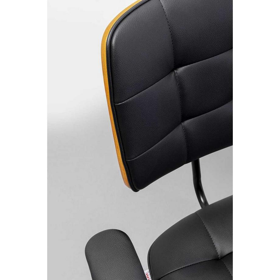 KARE Design Chaise de bureau Nelly noir  