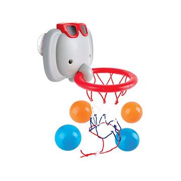 Kleinkind Badespass mit dem Elefanten-Basketballkorb