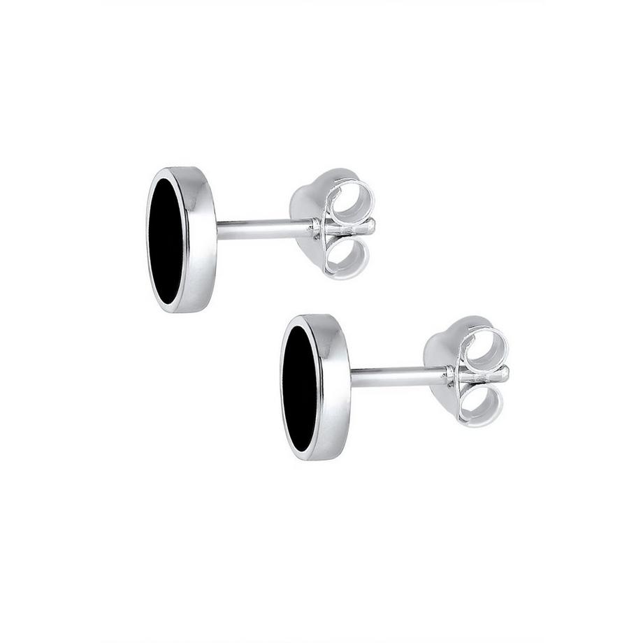Kuzzoi  Ohrringe Basic Kreis Geo Emaille 