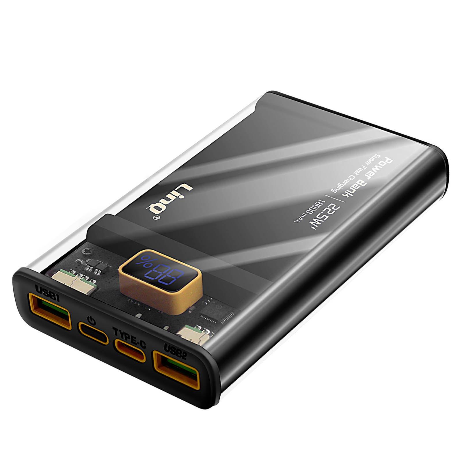 Avizar  16.000mAh Powerbank 2 USB + 1 USB-C LinQ 