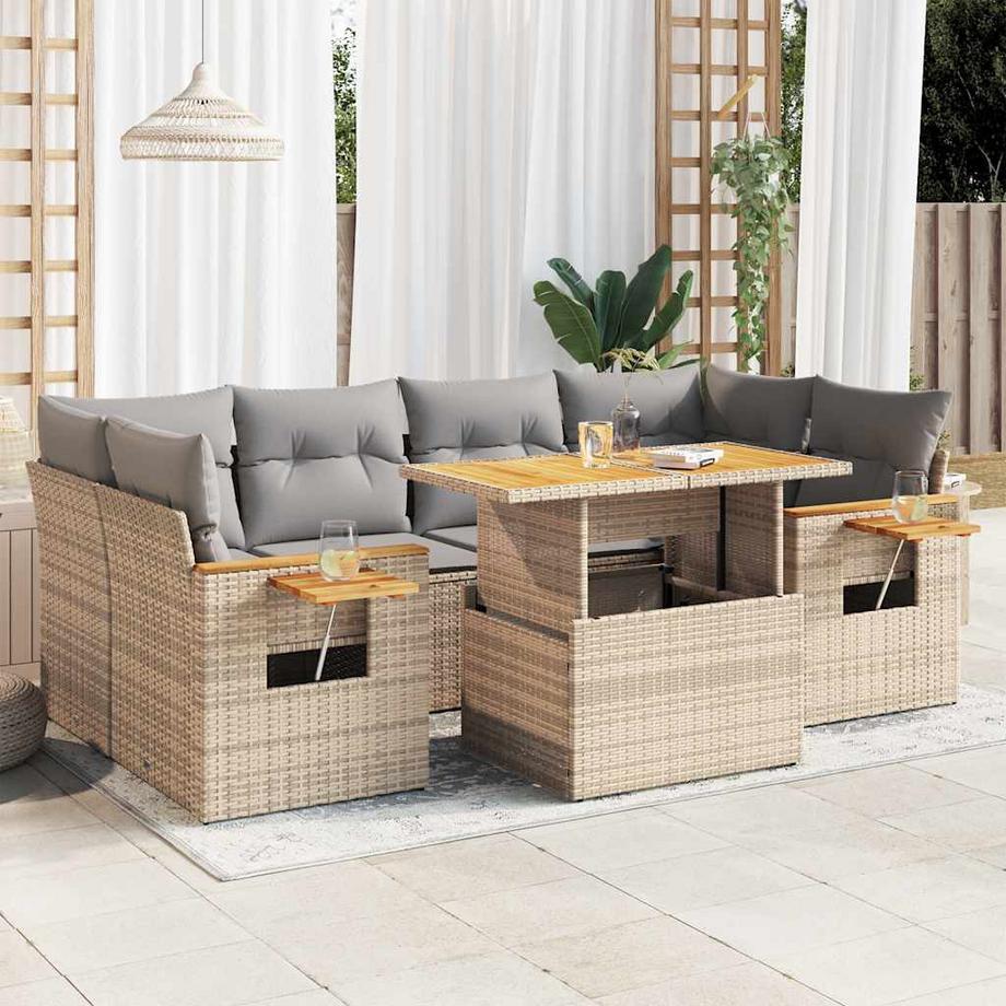 VidaXL Garten sofagarnitur poly-rattan  
