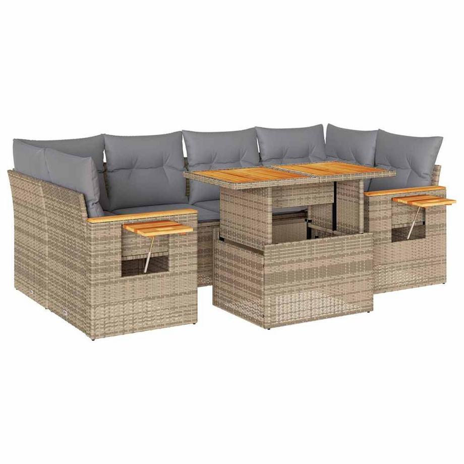 Garten sofagarnitur poly-rattan