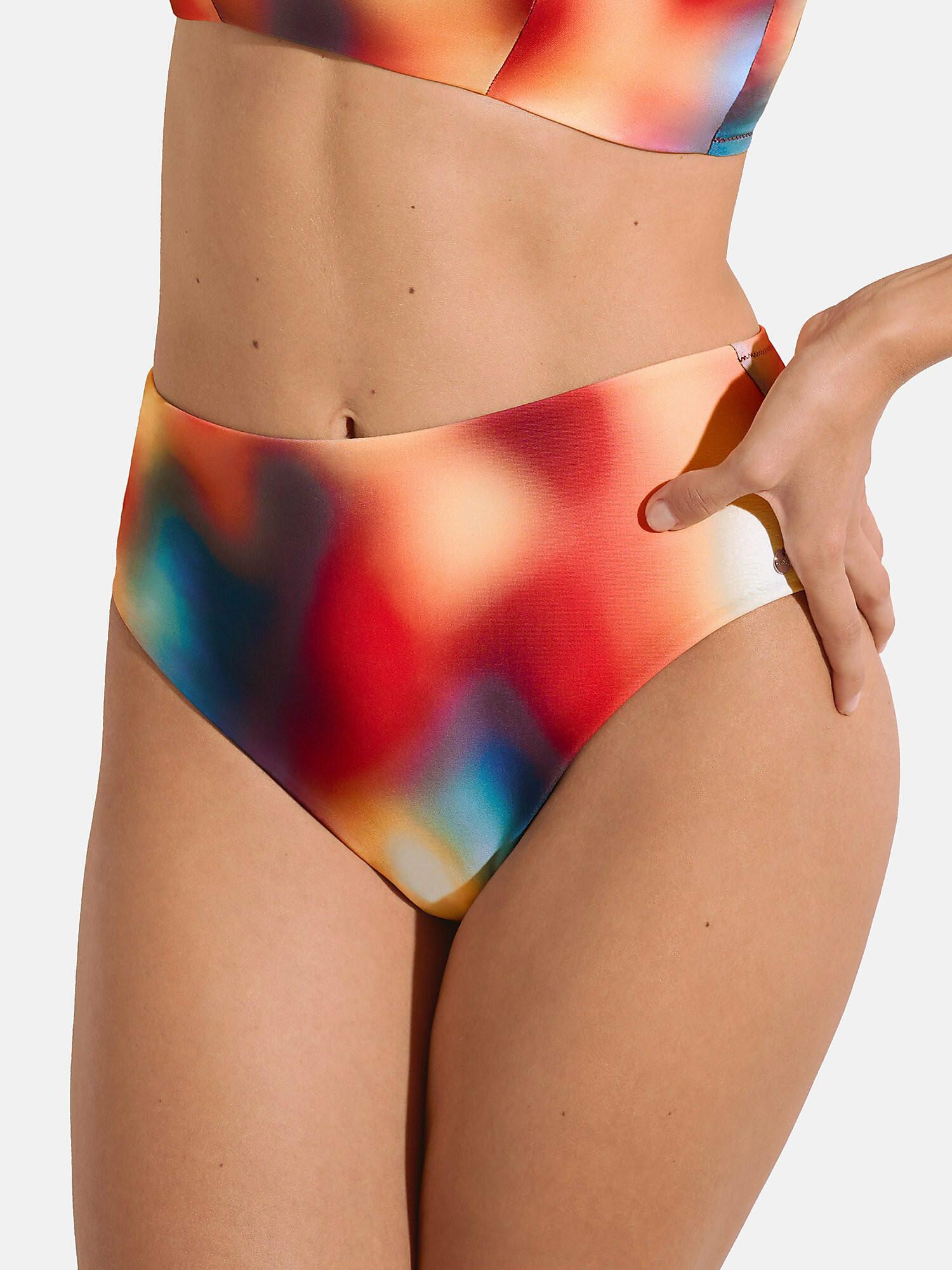 Image of Bikinistrümpfe Badehose Mit Hohem Beinausschnitt Olympia Unisex Multicolor L