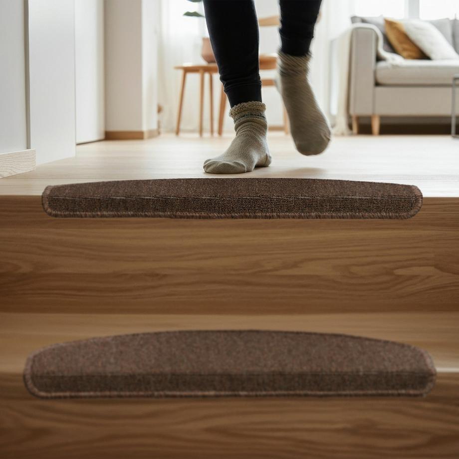 Northix Abgerundete Treppenstufen, 15er-Set  