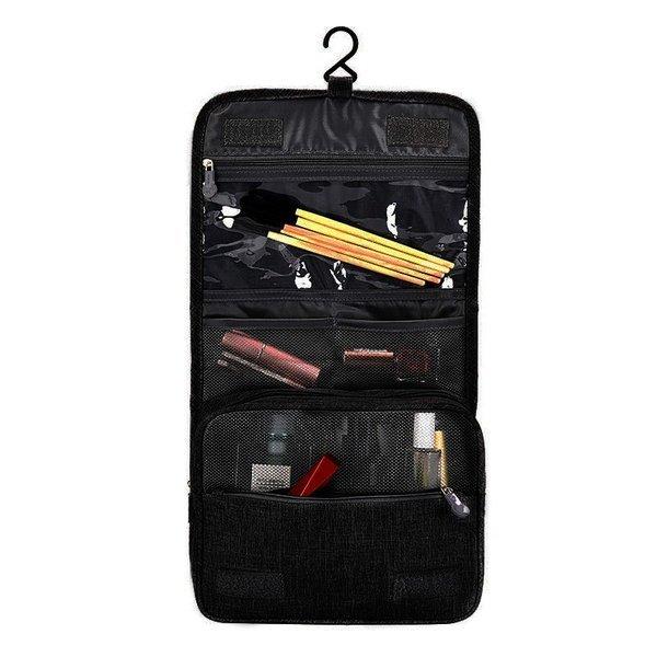 Kulturbeutel Für Herren Wasserdicht – Praktische Reisetasche Für Fitness, Rasur & Duschzubehör, Schwarz