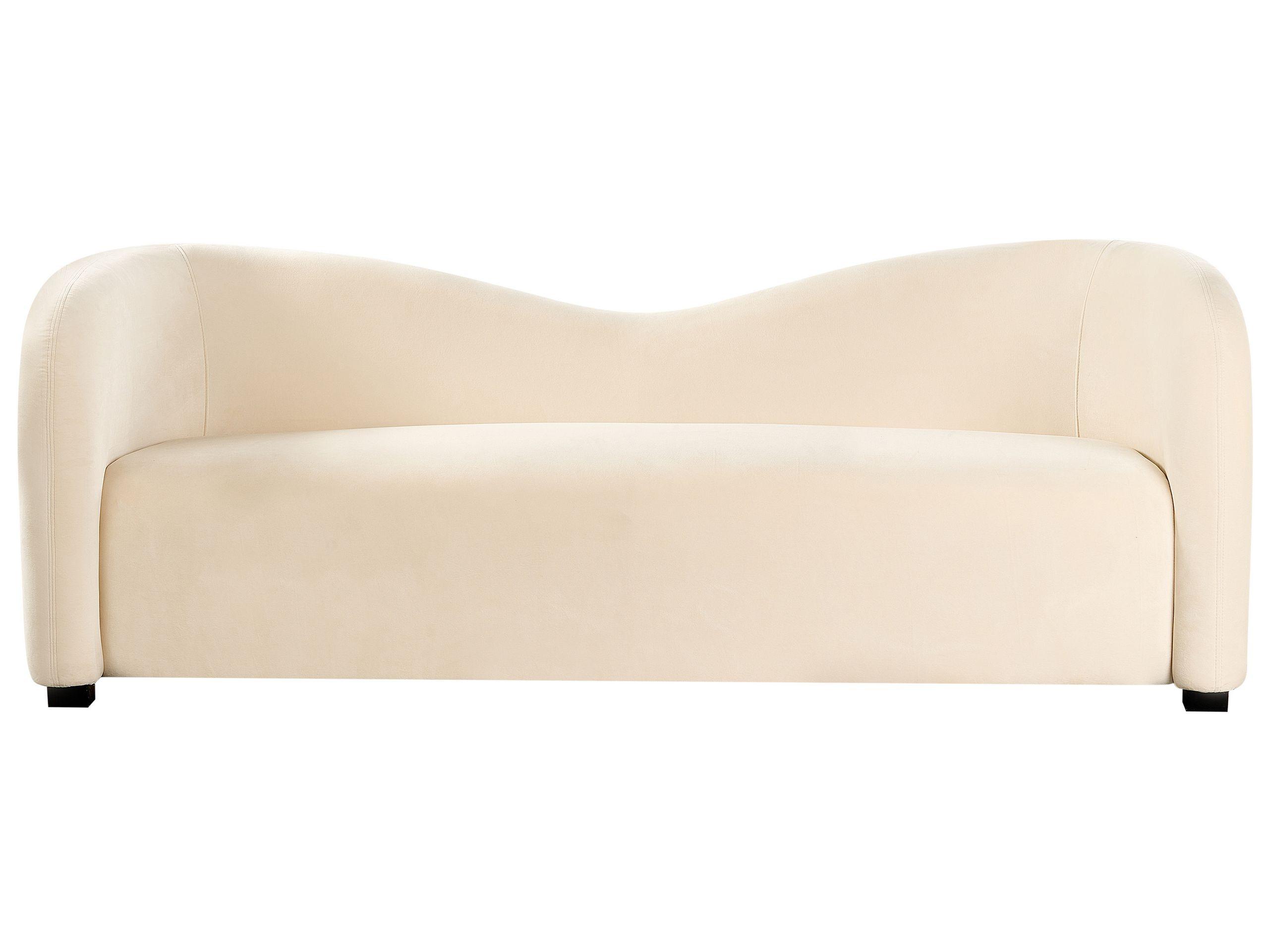 Image of 3 Sitzer Sofa aus Samtstoff Modern VELTADA 3 Sitzer Sofa aus Samtstoff Modern VELTADA