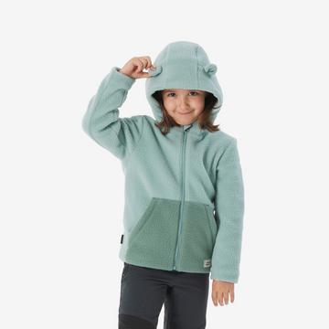 Fleecejacke Kleinkinder Wandern Sherpa MH500 Polyester