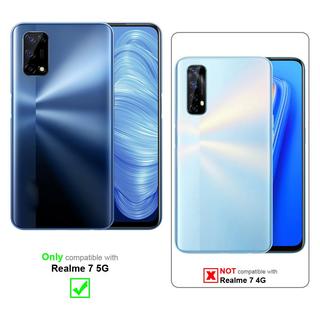 Cadorabo  Hülle für Realme 7 5G Magnetverschluss, Kartenfach 