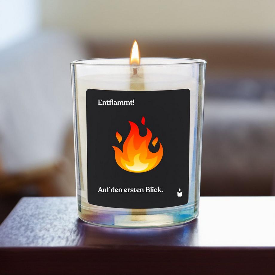 CandleHand Bougie Parfumée Flowery Entflammt! Auf den ersten Blick.  