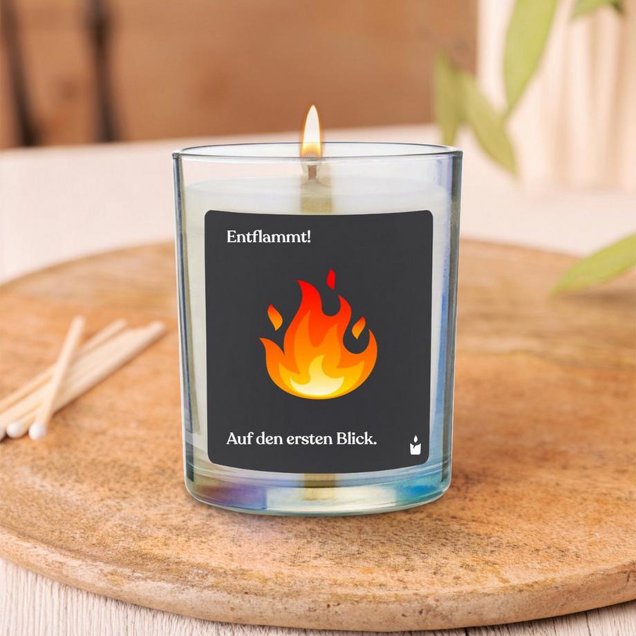 CandleHand Bougie Parfumée Flowery Entflammt! Auf den ersten Blick.  