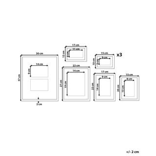 Beliani Fotorahmen aus MDF-Platte Klassisch GARANGO  