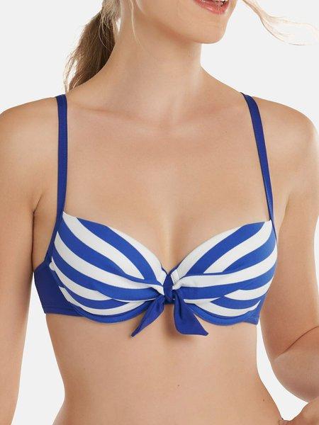 Image of Vorgeformtes Badeanzugoberteil Rhodes Damen Blau D/42