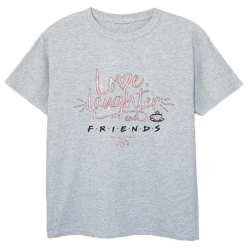 Image of Love Laughter Tshirt Mädchen Grau 104
