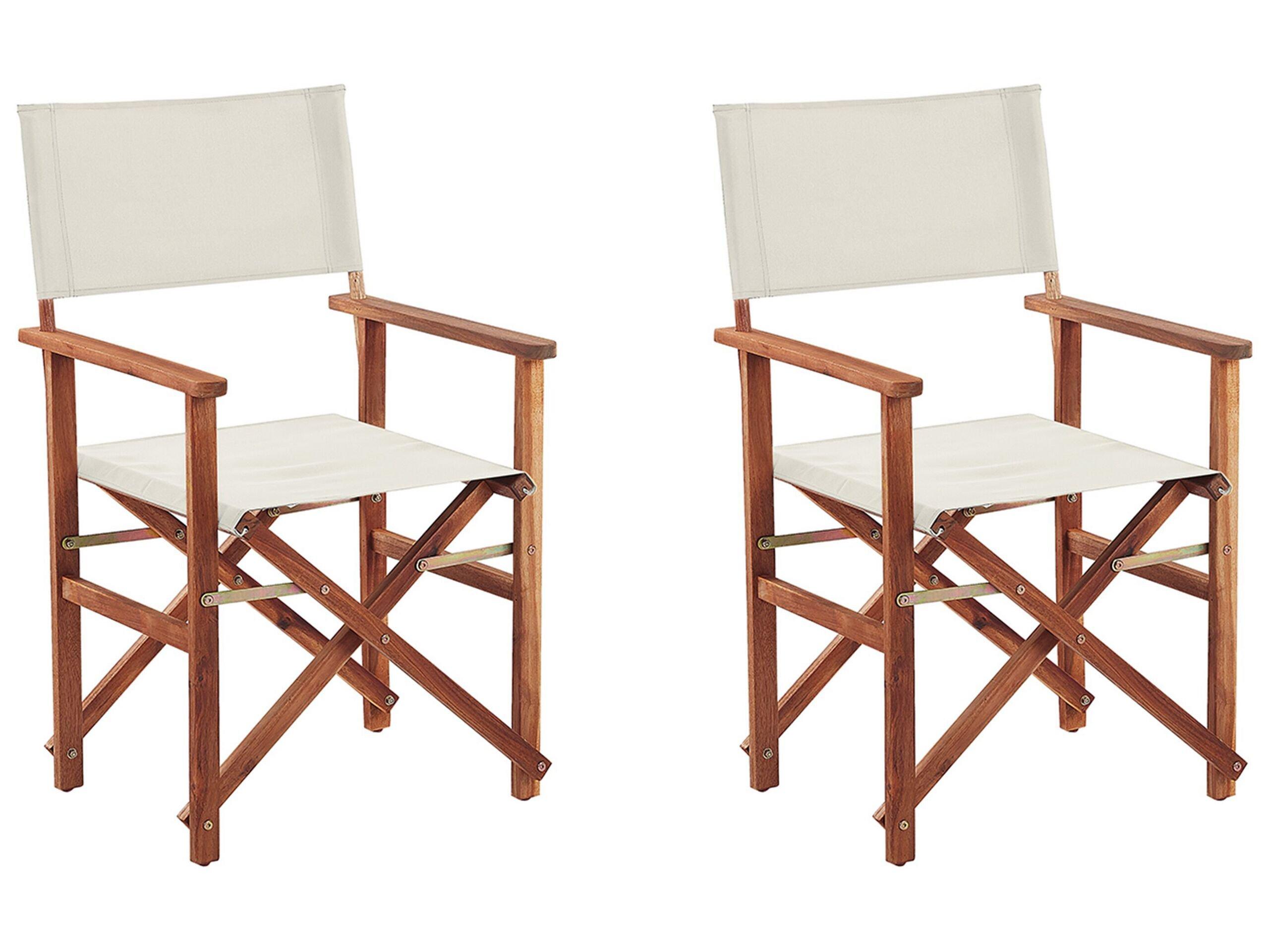 Beliani Lot de 2 chaises en Polyester Rétro CINE  
