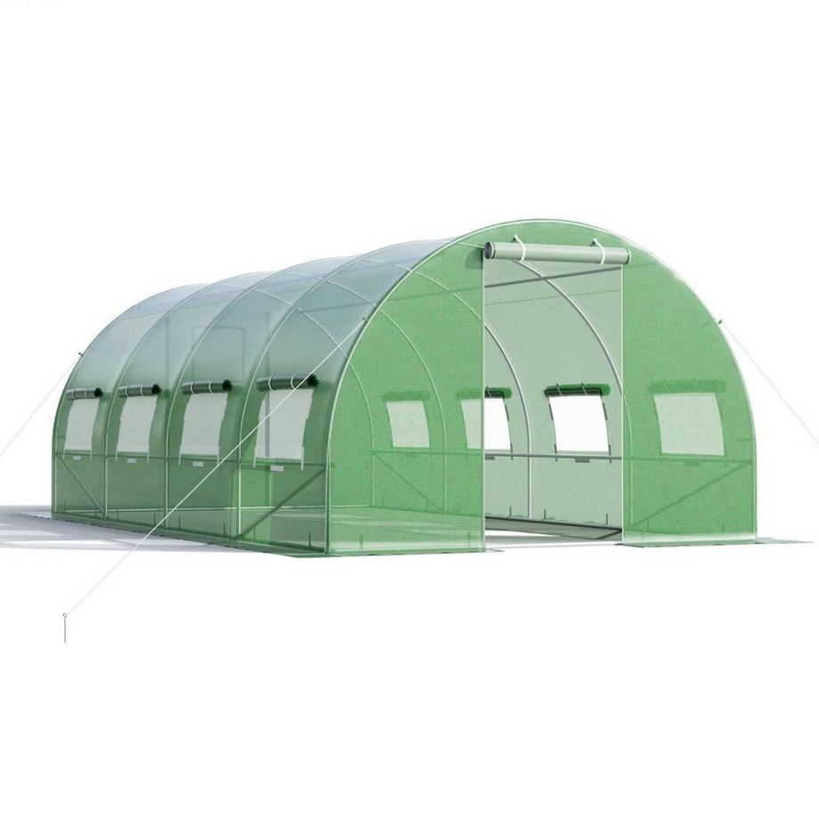 Serra tunnel grande 600 x 300 x 200 cm verde