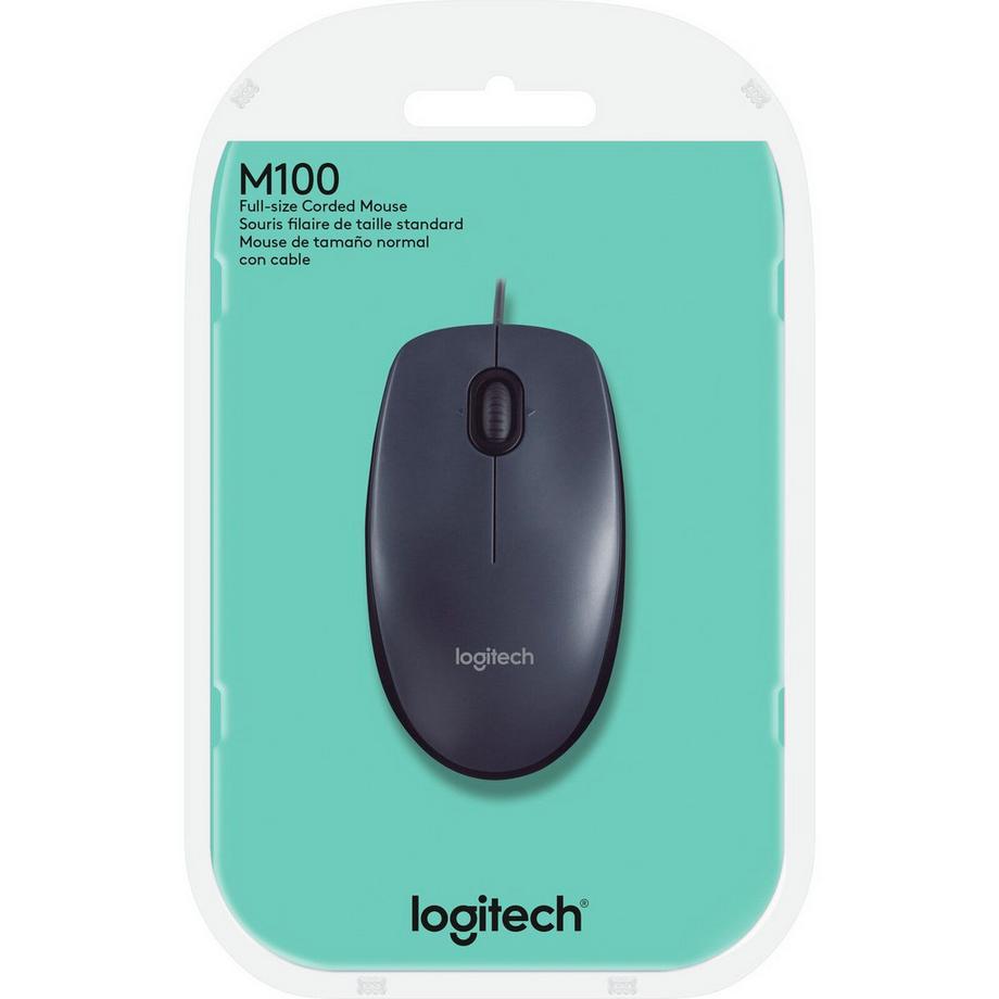 Logitech  Souris filaire  M100 