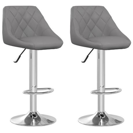 VidaXL Tabouret de bar cuir artificiel  