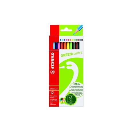 STABILO STABILO Farbstifte Greencolors 6019/2121 12 Farben  