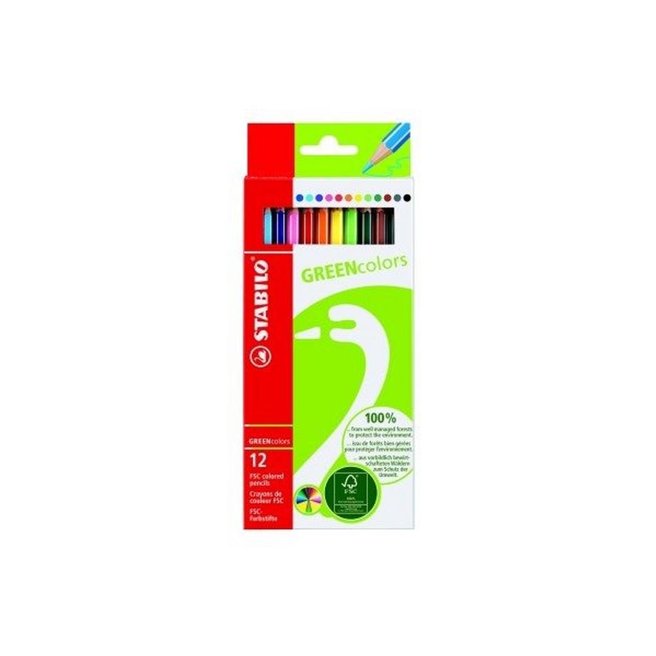 STABILO STABILO Farbstifte Greencolors 6019/2121 12 Farben  