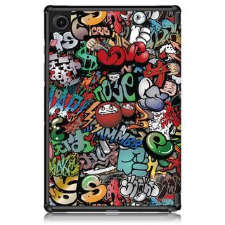 Cover-Discount  Galaxy Tab A7 Lite - Tri-fold Smart Case Comics 