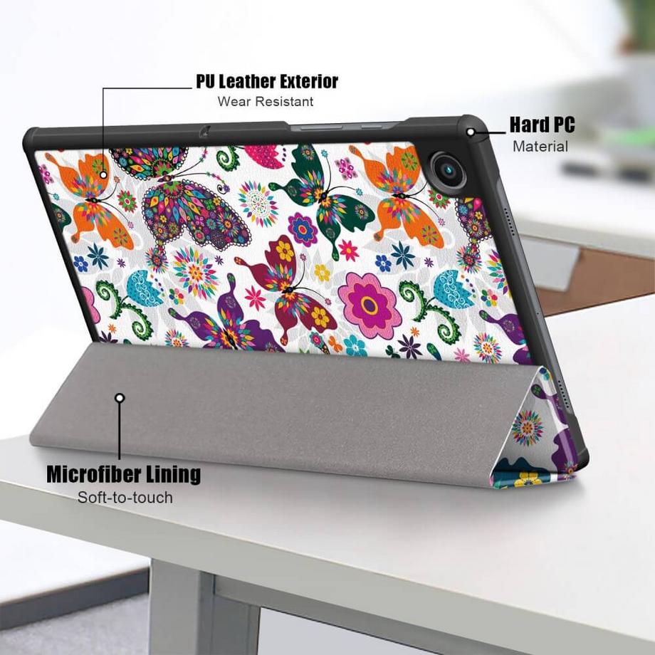 Cover-Discount  Galaxy Tab A7 Lite - Tri-fold Smart Case Comics 