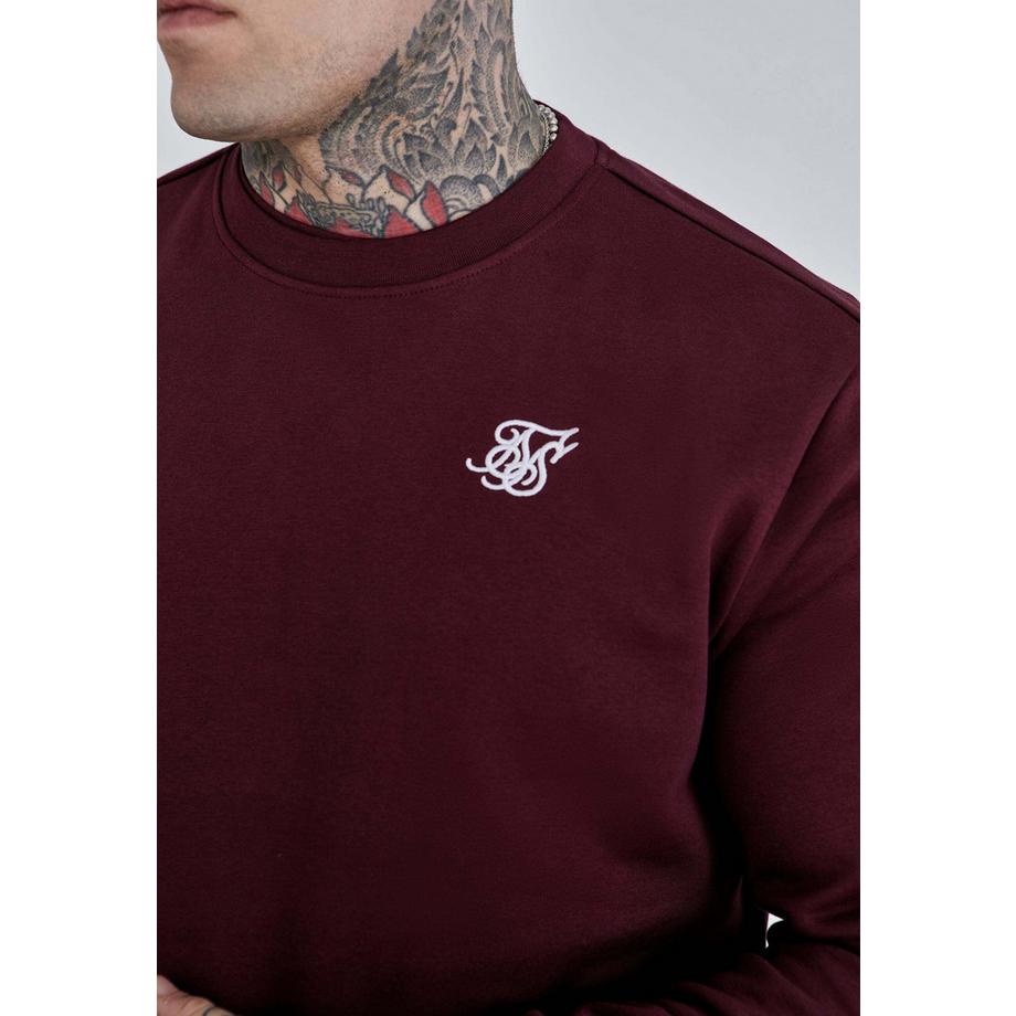 Sik Silk Essentials Felpa Girocollo  