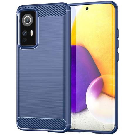 Cover-Discount  Xiaomi 12 - Metall Carbon Look Hülle 