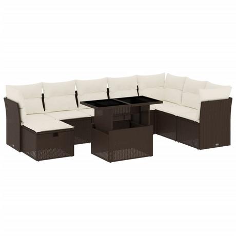 VidaXL Garten sofagarnitur poly-rattan  