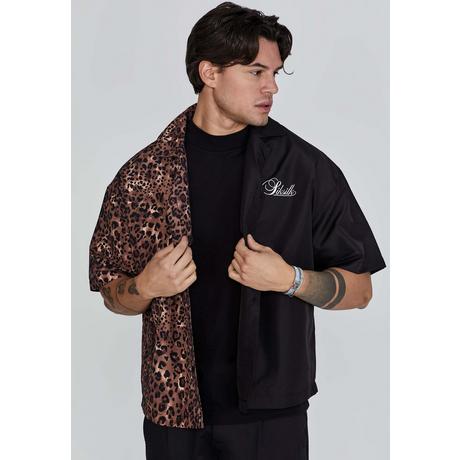 Sik Silk  Shirt Animal Print Shirt 