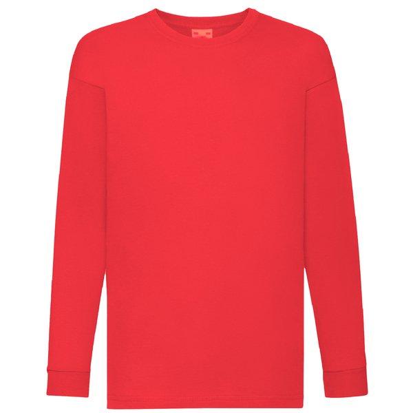 Image of Tshirt, Langarm (2 Stückpackung) Jungen Rot Bunt 104