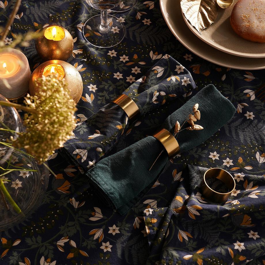 La Redoute Intérieurs  Nappe imprimé floral coton lavé Longina 