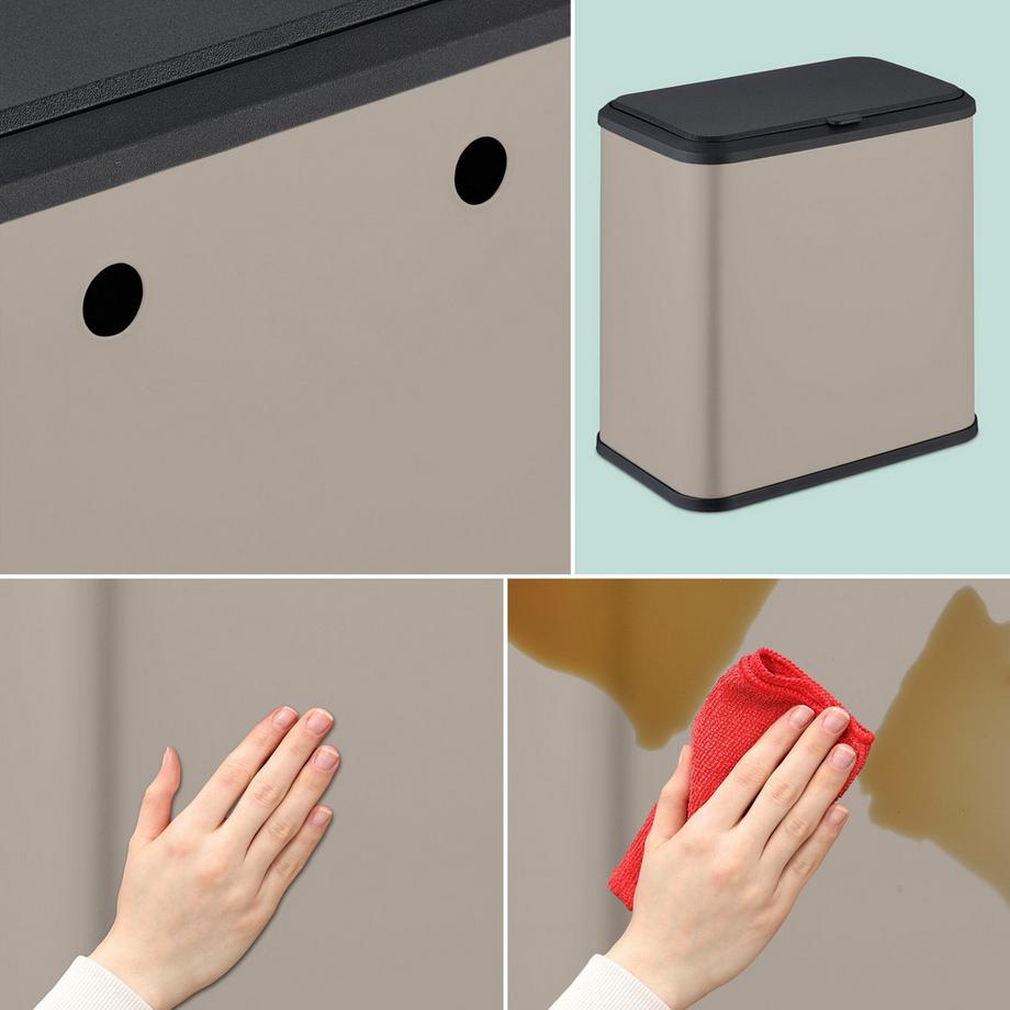 Northix Poubelle de salle de bain suspendue 5L  