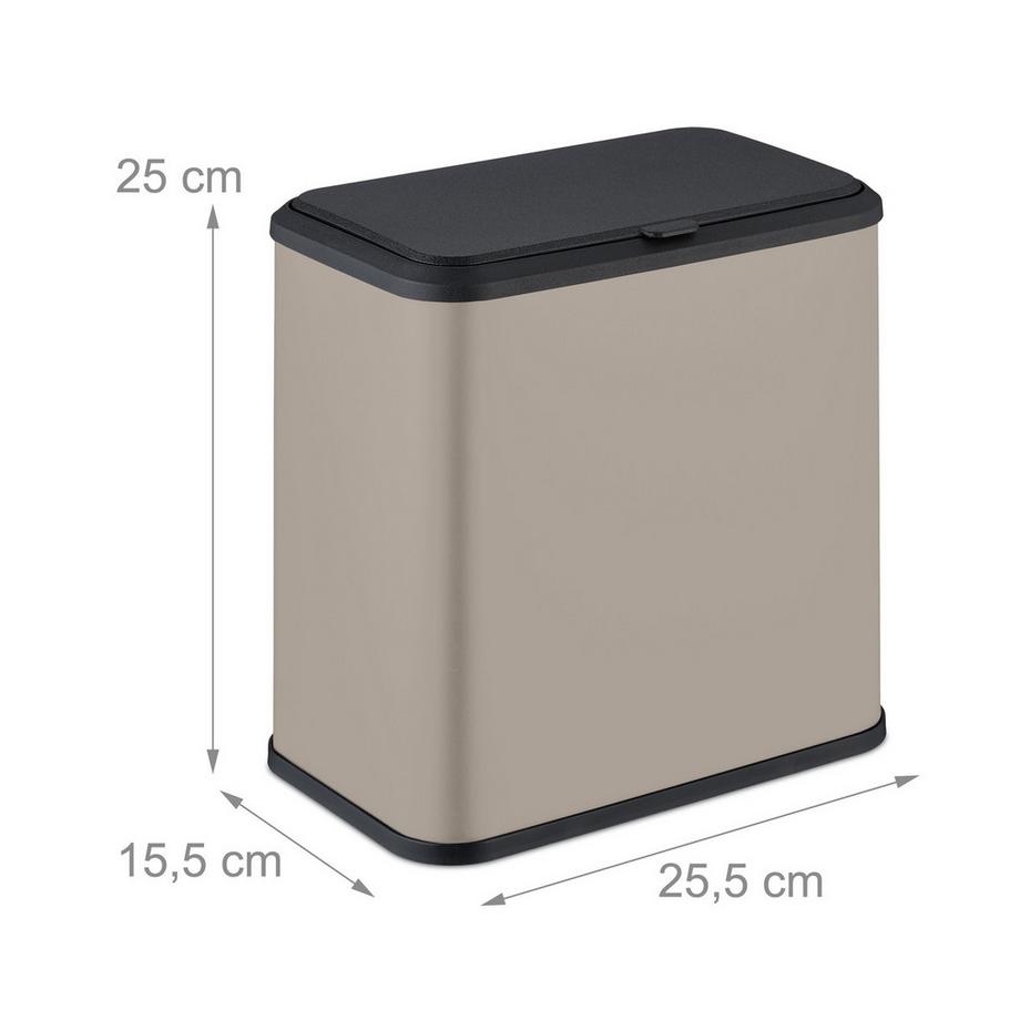 Northix Poubelle de salle de bain suspendue 5L  