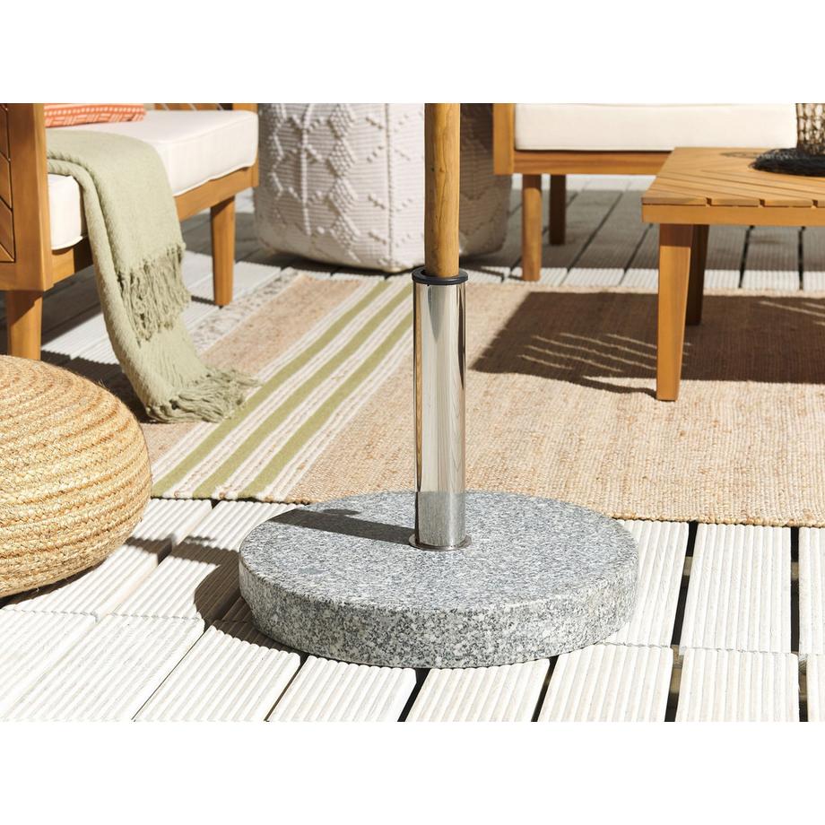 Beliani Sonnenschirmfuss aus Granit  CEGGIA  