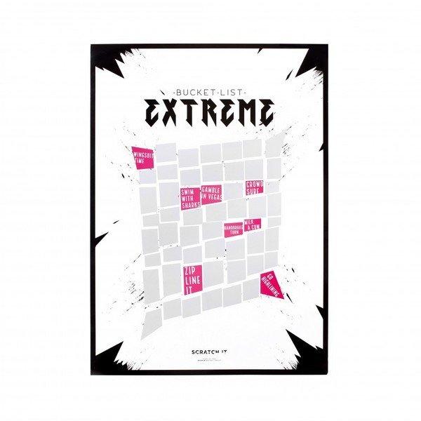 Image of Scratch Poster "Extreme" ToDo Liste zum Freirubbeln Scratch Poster "Extreme" ToDo Liste zum Freirubbeln