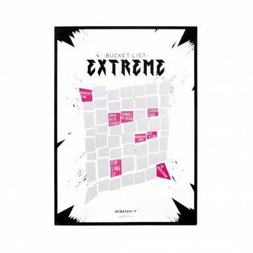 Scratch Poster Extreme Liste de choses à faire à gratter