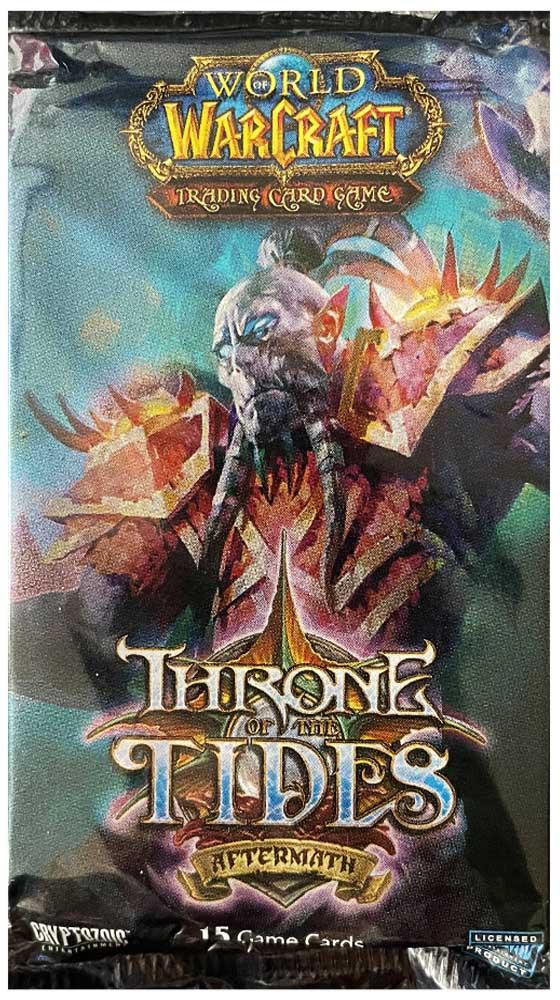 BLIZZARD ENTERTAINMENT  Throne of the Tides World of Warcraft TCG Booster Pack 