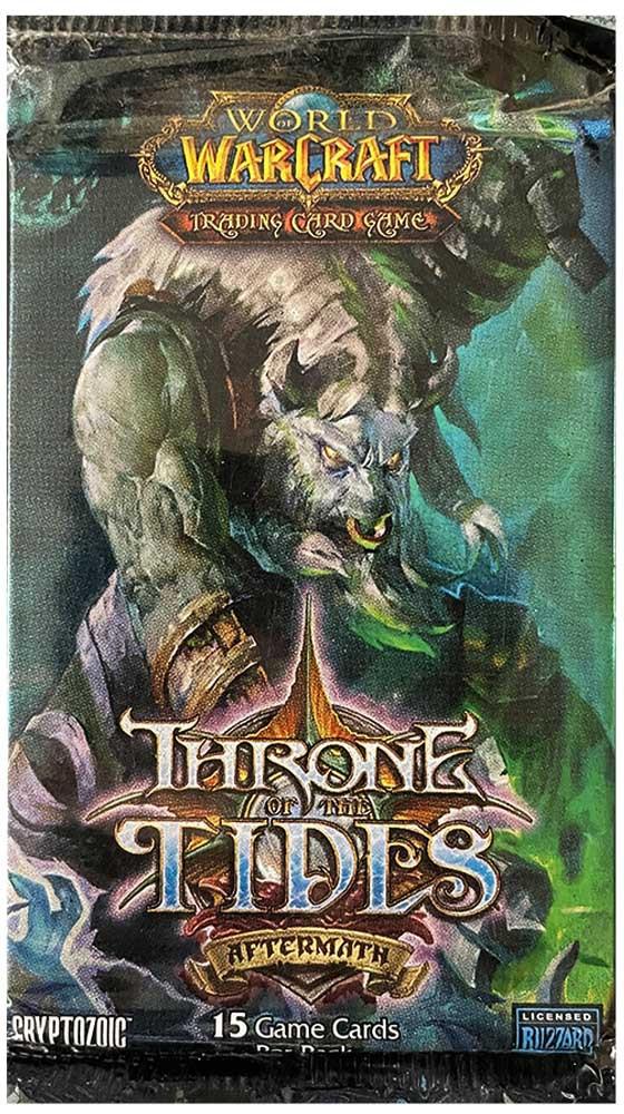 BLIZZARD ENTERTAINMENT  Throne of the Tides World of Warcraft TCG Booster Pack 