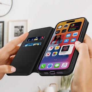 Avizar  Étui iPhone 14 Pro Porte-cartes Noir 