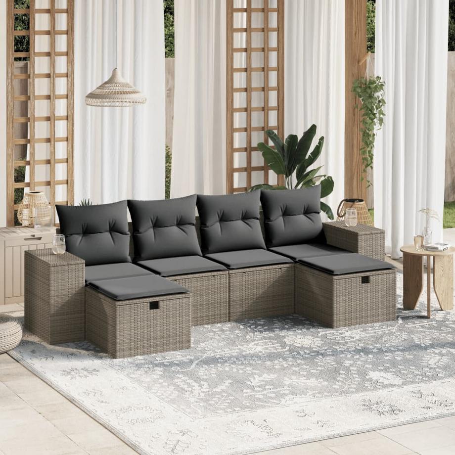 VidaXL Garten sofagarnitur poly-rattan  