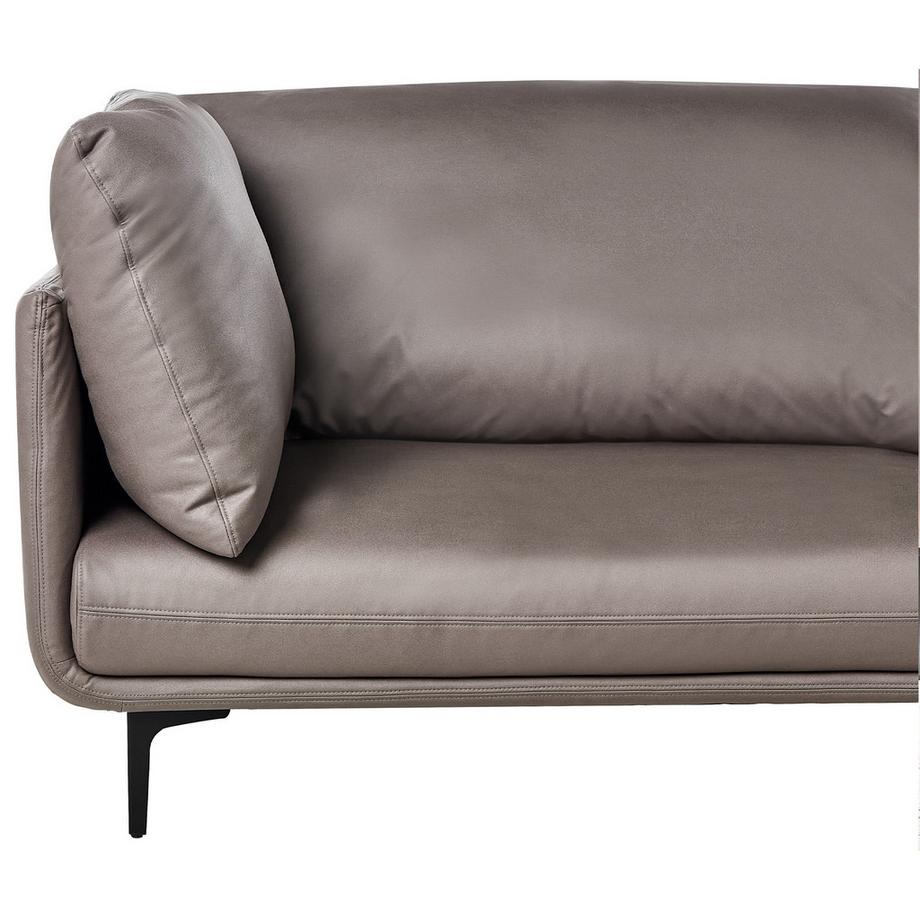 Beliani Canapé 3 places en Tissu Industriel REVSNES  