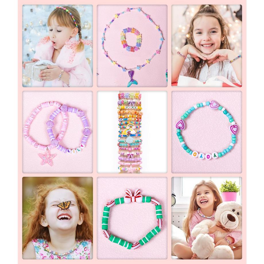 Activity-board  Ensemble de perles pour Bracelets À fabriquer soi-même pour les enfants 