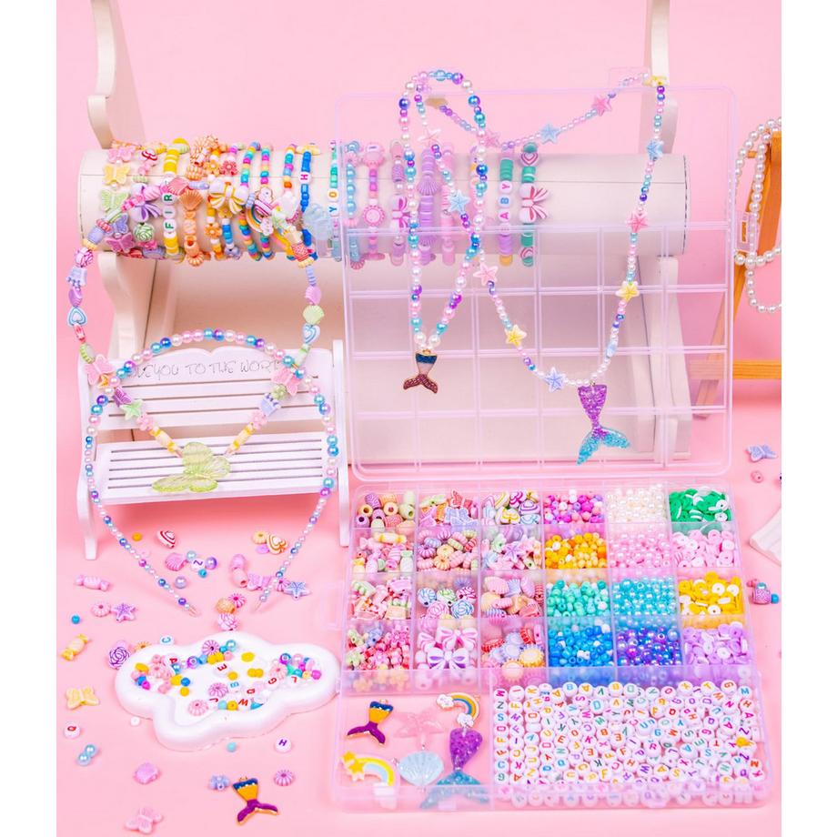 Activity-board  Ensemble de perles pour Bracelets À fabriquer soi-même pour les enfants 