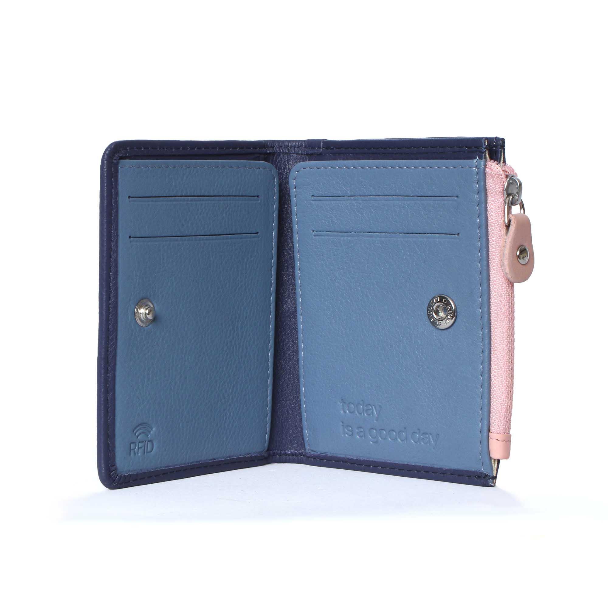 VARGU SINE 1 Portefeuille en cuir véritable  