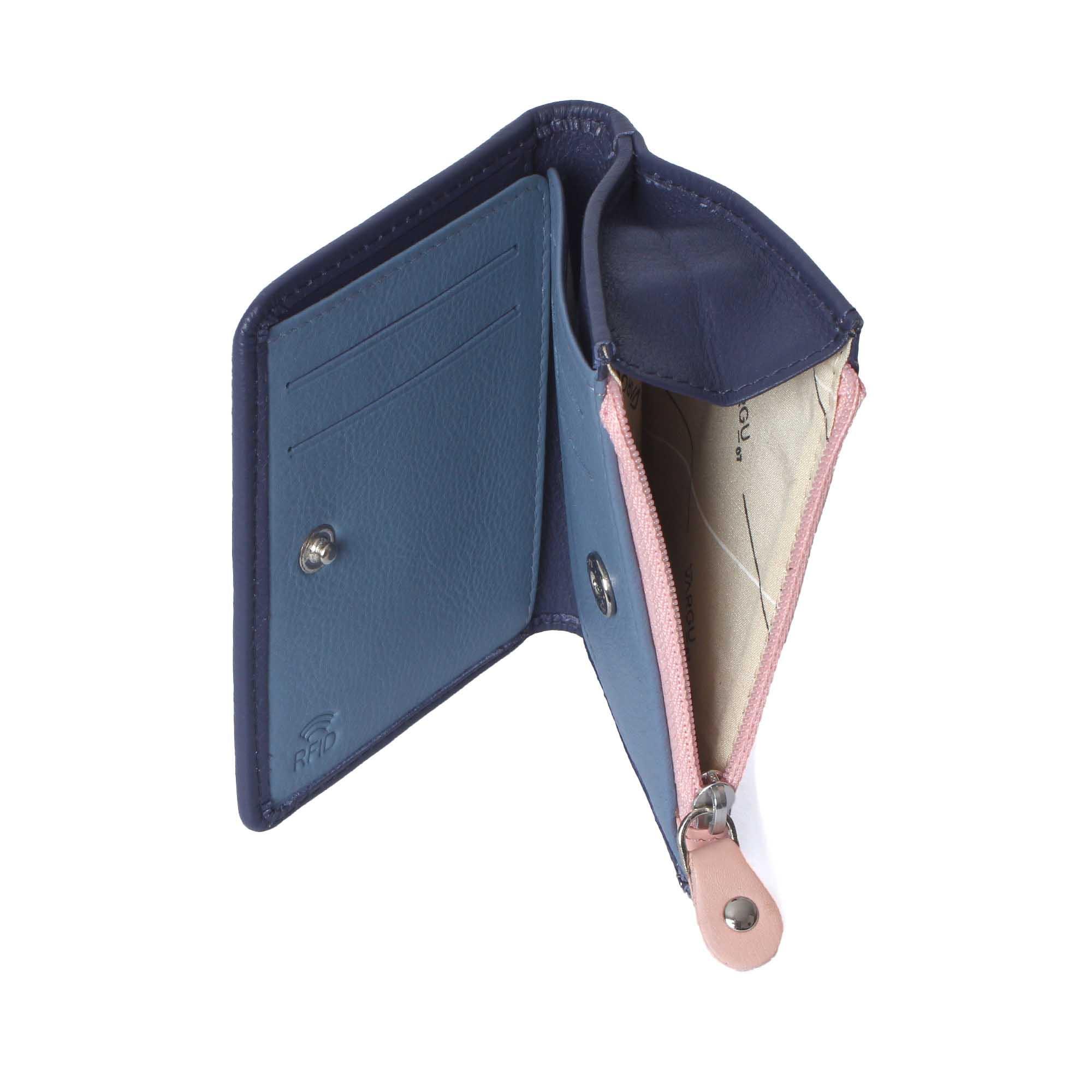 VARGU SINE 1 Portefeuille en cuir véritable  