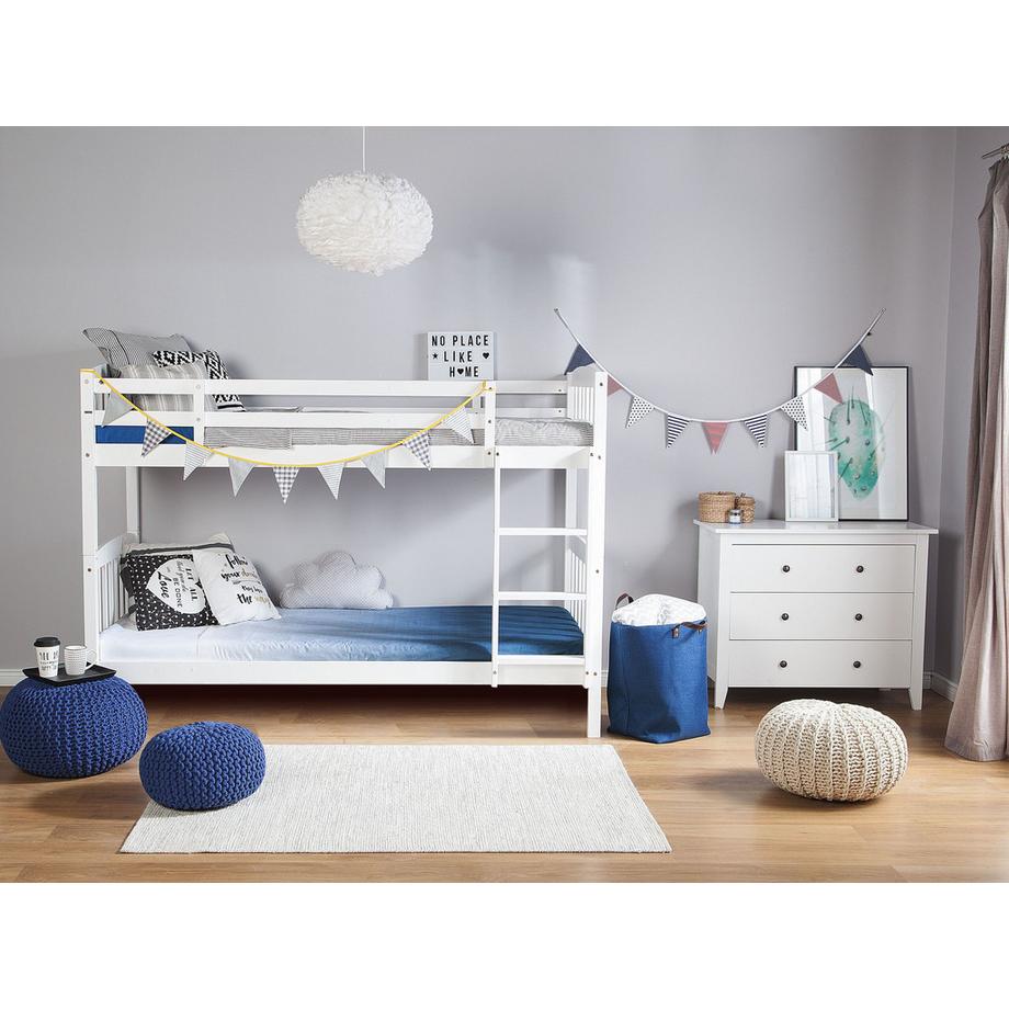 Beliani Lit superposé en Bois de pin Scandinave REVIN  