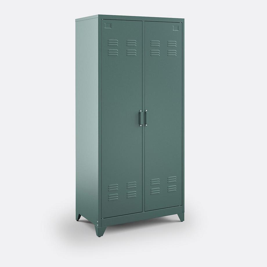 La Redoute Intérieurs Armoire 2 portes en métal acier  